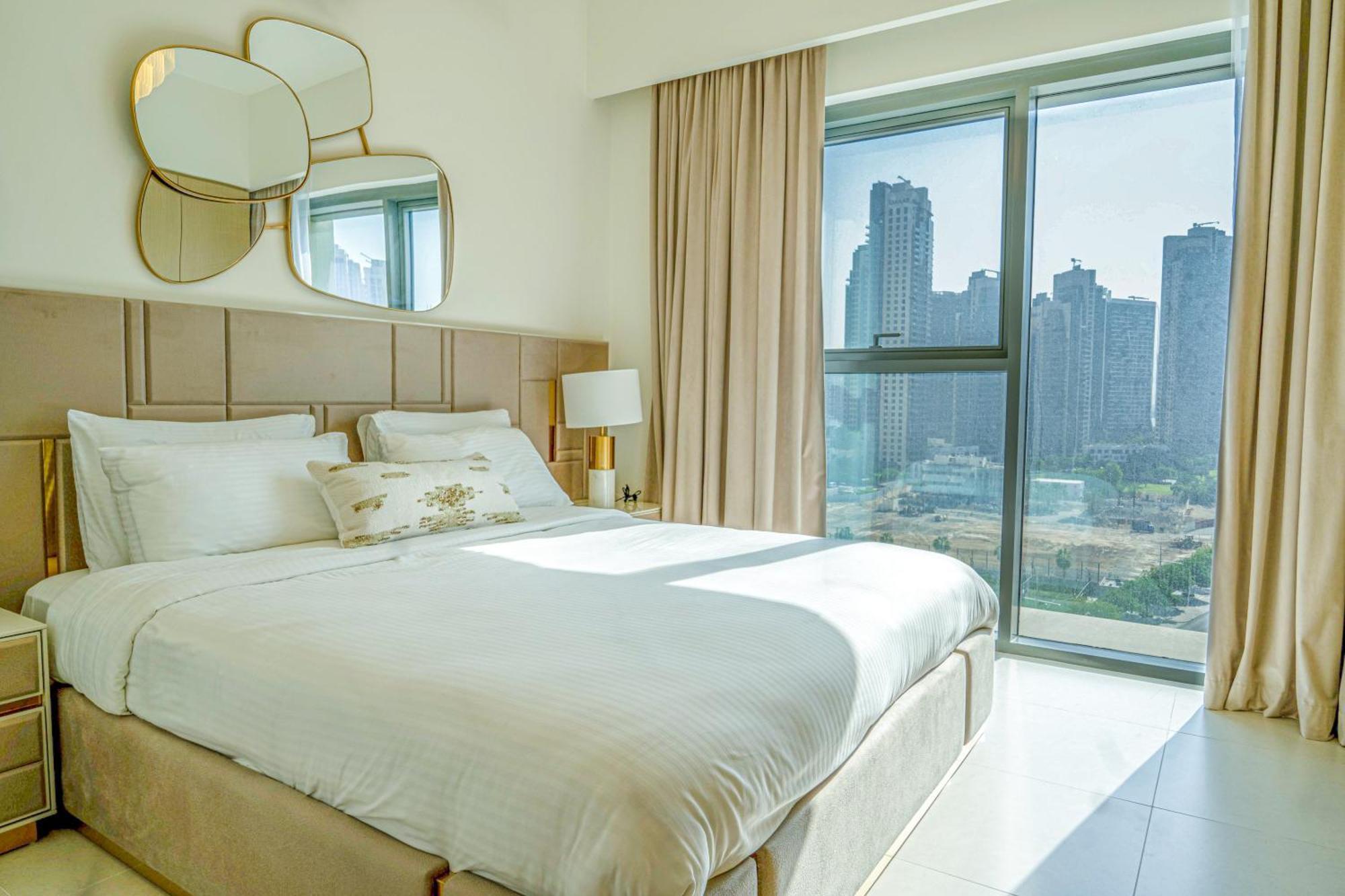 First Class 2Br With Full Burj Khalifa View 두바이 외부 사진